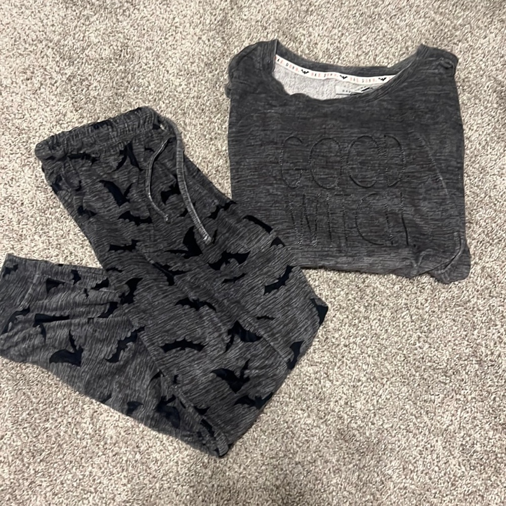 Rae Dunn Halloween Pajama matching set